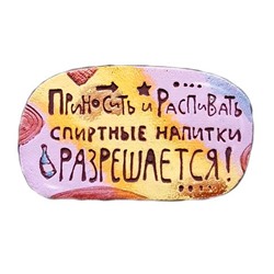 Магнит Приносить и распивать разрешается!