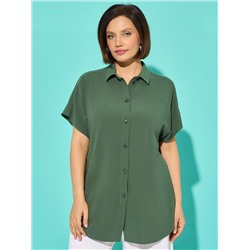 Рубашка 0293-1а зелёный дым