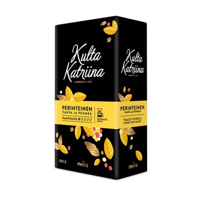 Кофе молотый (заварной) для кофеварки Kulta Katriina Perinteinen Filter 500 гр