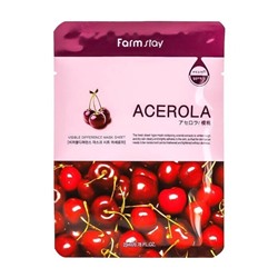 МАСКА ТКАНЕВАЯ ДЛЯ ЛИЦА АЦЕРОЛА VISIBLE DIFFERENCE MASK SHEET ACEROLA, 23мл