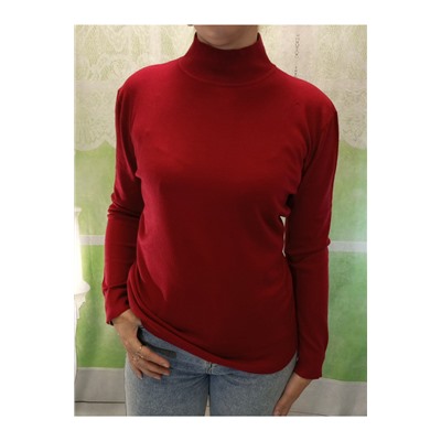 Пуловер 775-5 бордовый