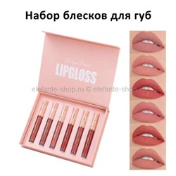 Набор блесков для губ Dragon Ranee Matte Lipgloss Set #4 (106)