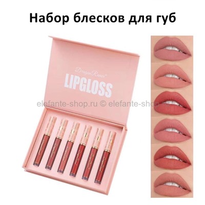 Набор блесков для губ Dragon Ranee Matte Lipgloss Set #4 (106)