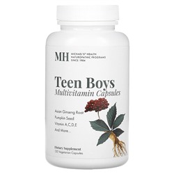 Michael's Naturopathic Мультивитамин для подростков-мальчиков - 120 вегетарианских капсул - Michael's Naturopathic