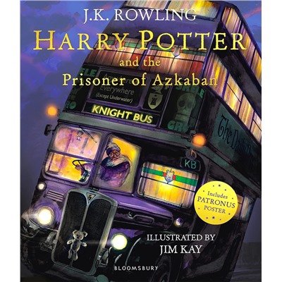 Книга иллюстр."Harry Potter & Prisoner of Azkaban" (Гарри Поттер и узник Азкабана) мягк. обл.