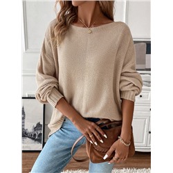 SHEIN Essnce Einfarbig Lässig Damen Pullover