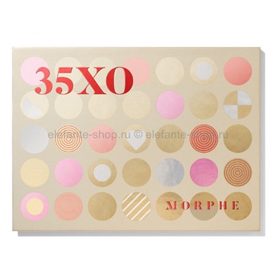 Тени для век MORPHE 35XO NATURAL FLIRT ARTISTRY PALETTE, 35 цветов