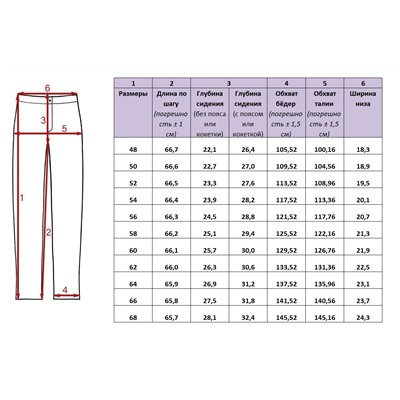 Женские брюки, артикул 801-723-0