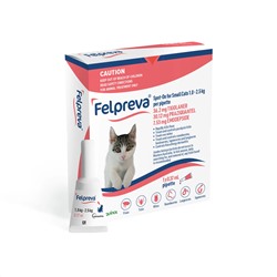Felpreva Spot-On für kleine Katzen 1-2.5kg (2.2-5.1 lbs) - 1PK
