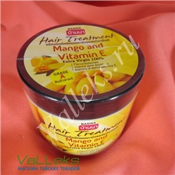 Маска для волос с экстрактом манго и витамином Е Banna Hair Treatment Mango and Vitamin E, 300мл