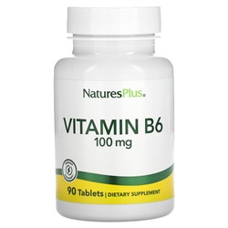 NaturesPlus Витамин B-6, 100 мг, 90 таблеток