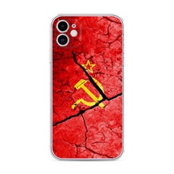 Силиконовый чехол СССР на iPhone 11