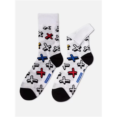 DiWaRi Хлопковые носки HAPPY с рисунком «Крестики»