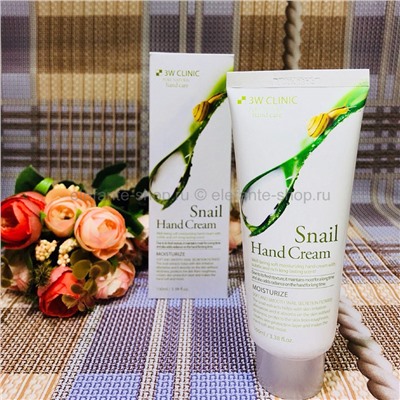 Крем для рук 3W Clinic Snail Hand Cream (125)