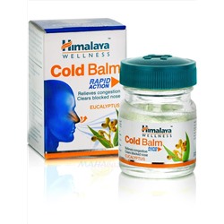 Колд Бальм, бальзам от простуды и головной боли, 10 г, производитель Хималая; Cold Balm, 10 g, Himalaya