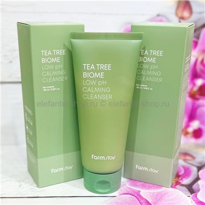 Пенка для умывания FarmStay Tea Tree Biome Low pH Calming Cleanser 180ml (78)