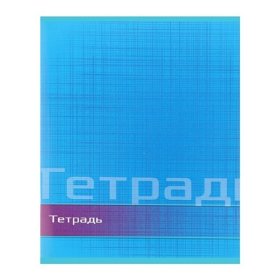 Тетрадь 48 листов в линейку Calligrata "Цвет и графика", обложка мелованная бумага, блок №2, белизна 75% (серые листы), МИКС