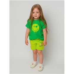 Комплект на лето: Футболка, шорты "Smile baby" для девочки (782222834)