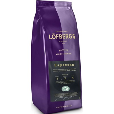 Кофе зерновой Lofbergs Lila Black Mystery 400 гр