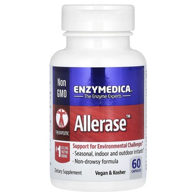 Enzymedica Allerase - 60 Капсул - Enzymedica