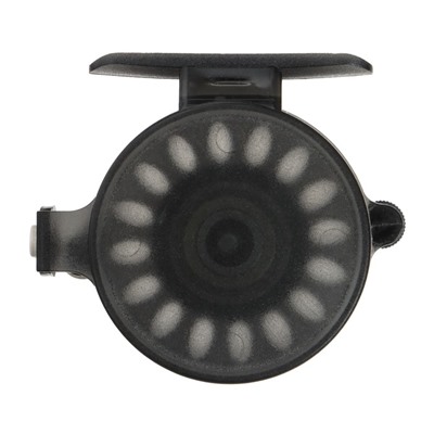 Катушка инерционная, пластик, диаметр 6 см, направляющая лески, цвет черный, 109A
