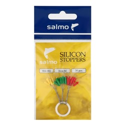 Стопоры силиконовые Salmo размер 002/M, 30 шт.
