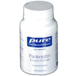 pure (пьюр) encapsulations Pankreatin Enzym Formel 60 шт