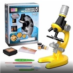 Детский настольный микроскоп с набором для исследований (в ассортименте)