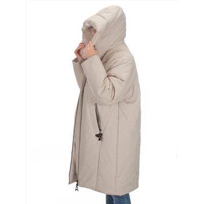 M-9097 BEIGE Пальто зимнее женское CORUSKY  (верблюжья шерсть)