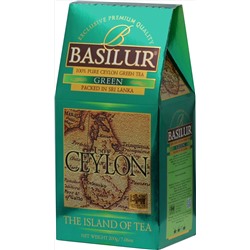 BASILUR. Чайный остров. Green 200 гр. карт.пачка