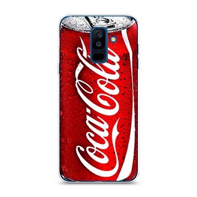 Силиконовый чехол Кока Кола на Samsung Galaxy A6 Plus