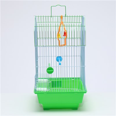 Клетка для птиц укомплектованная Bd-1/4f, 30 х 23 х 39 см, микс (фасовка 12 шт)