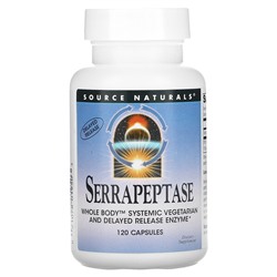 Source Naturals Serrapeptase, 120 Capsules