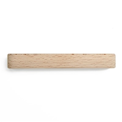 Ручка скоба 111 мм мебельная деревянная Y8, Бук 1шт