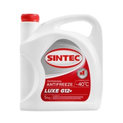 Антифриз Sintec Luxe красный G12+, 5 л