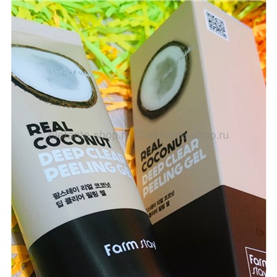 Пилинг-гель Farmstay Real Coconut Deep Clear Peeling Gel, 100 мл (51)