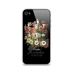 Силиконовый чехол Let it Go на iPhone 4/4S