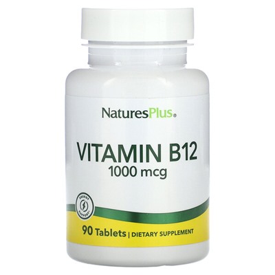 NaturesPlus Витамин B12, 1000 мкг, 90 таблеток