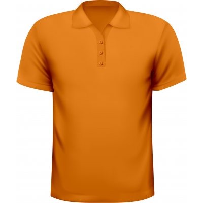 Сорочка-поло оранжевый