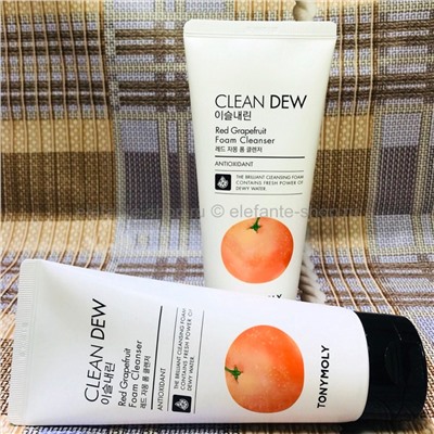 Пенка для умывания Tony Moly Clean Dew Red Grapefruit Foam Cleanser, 180 мл (51)