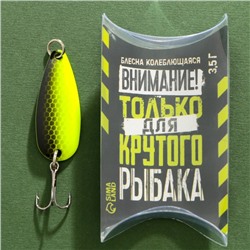 Блесна колеблющаяся «Лучшему рыбаку №1», 3,5 гр, 4 см