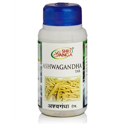 Ашваганда, 120 таб, производитель Шри Ганга; Ashwagandha, 120 tabs, Shri Ganga