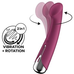 Satisfyer Вибромассажер Spinning G-Spot 1 (red)