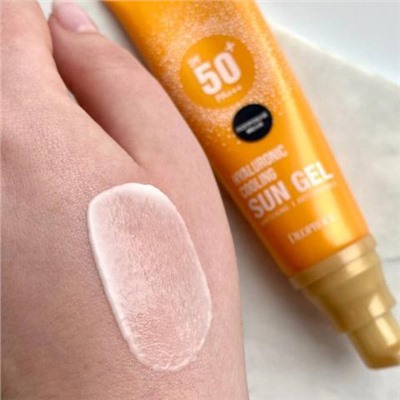 DEOPROCE / Солнцезащитный гель-крем HYALURONIC COOLING SUN GEL SPF50+/PA+++ 50 мл.