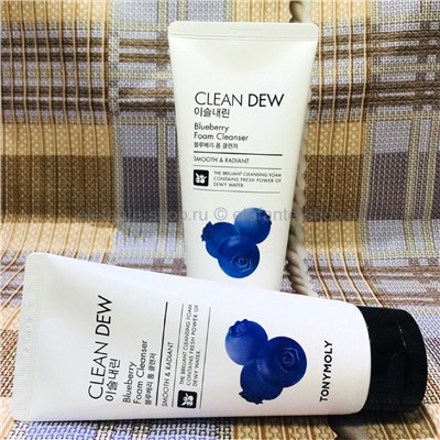 Пенка Tony Moly Clean Dew  Blueberry Foam Cleanser (125)