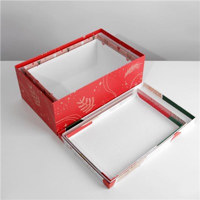 Набор подарочных коробок 3 в 1 «Подарок для тебя», 26 × 17 × 10‒32.5 × 20 × 12.5 см