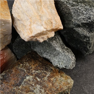 Камень для бани МИКС(Габро.порфирит.кварцит) 20 кг