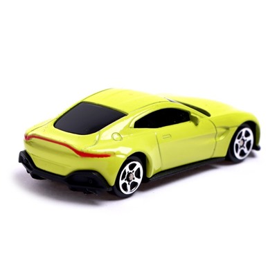 Машина металлическая ASTON MARTIN VANTAGE, 1:64, цвет зеленый