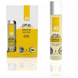 JO Гель для оральных ласк Oral Delight Vanilla Thrill с десенсибилизацией, 30 мл