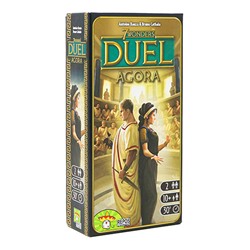 Наст. игра "7 Wonders Duel: Agora Expansion" (7 Чудес Дуэль: Агора) на англ. языке арт.WG2021RZ